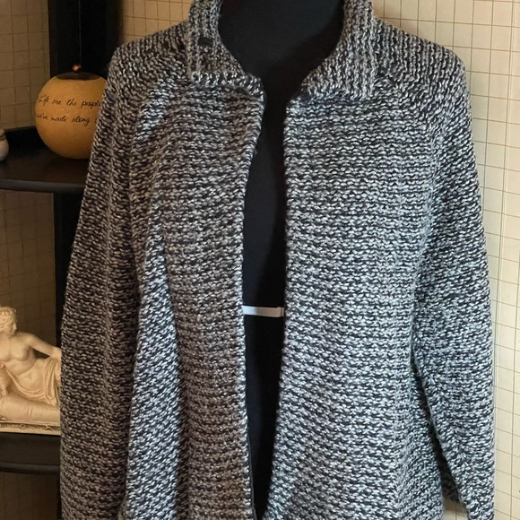 Black and Gray Dress Jacket - Picture 1 of 5